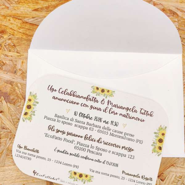 partecipazioni carta piantabile